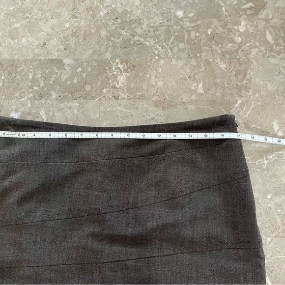 Tribal brown side zipper skirt with lining size small - Picture 6 of 9